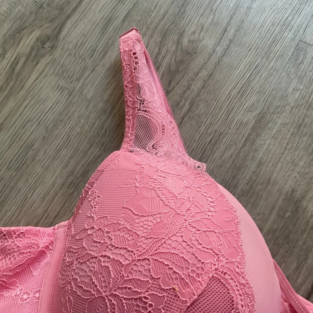 Torrid Plunge Push Up  Lace Padded Underwire Bra In Color Sea Pink Size 42B NWT - Picture 8 of 14